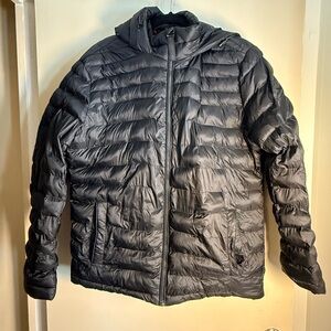 MICHAEL KORS men’s Packable Quilted hooded Puffer Jacket size medium black